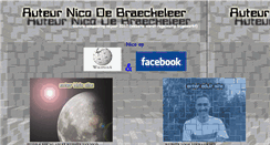 Desktop Screenshot of nicodebraeckeleer.be